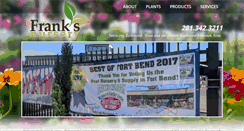 Desktop Screenshot of franks-nursery.com